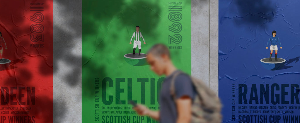 Scottish FA Cup Winners Posters