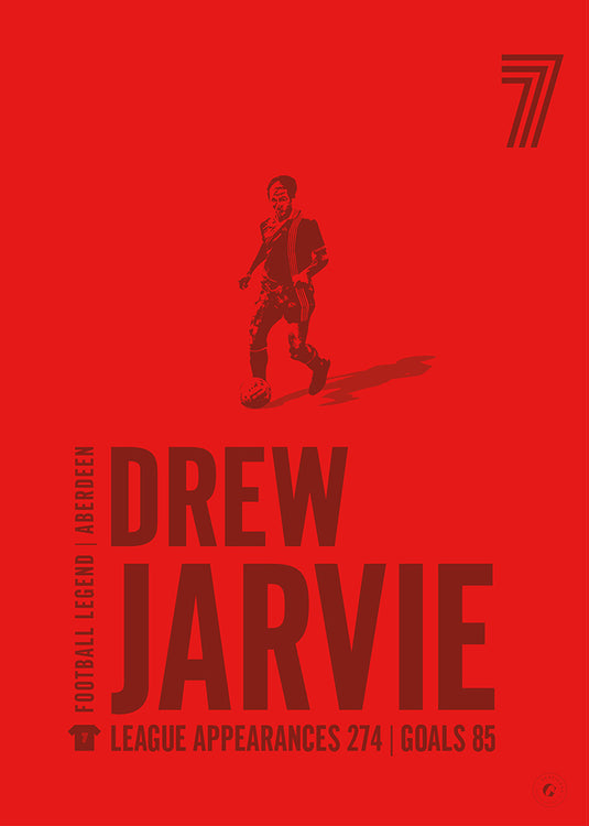 Drew Jarvie Aberdeen Legend Print