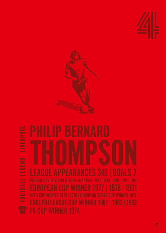 Phil Thompson Liverpool Legend Print