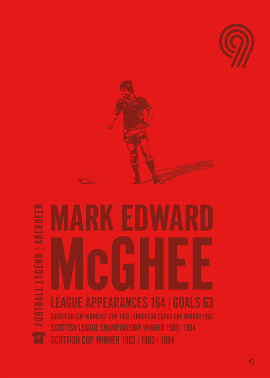 Mark McGhee Aberdeen Legend Print