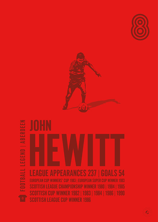 John Hewitt Aberdeen Legend Print
