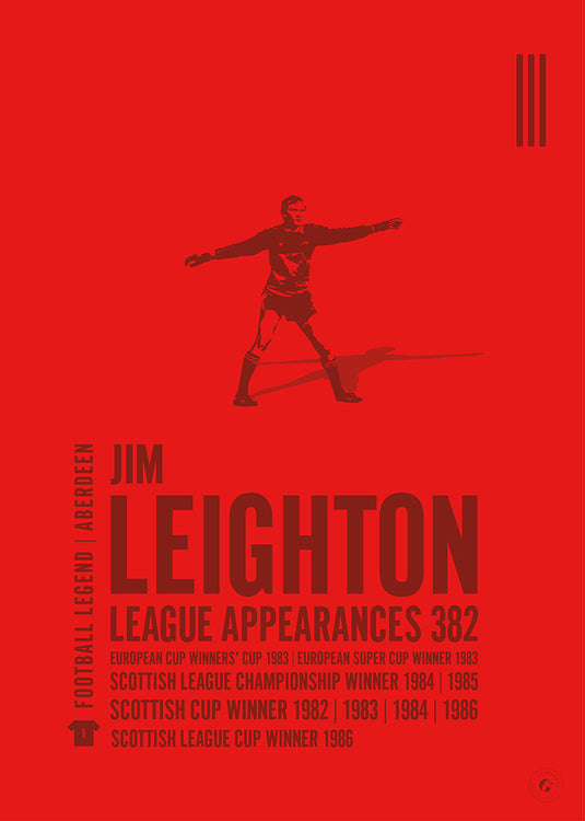 Jim Leighton Aberdeen Legend Print