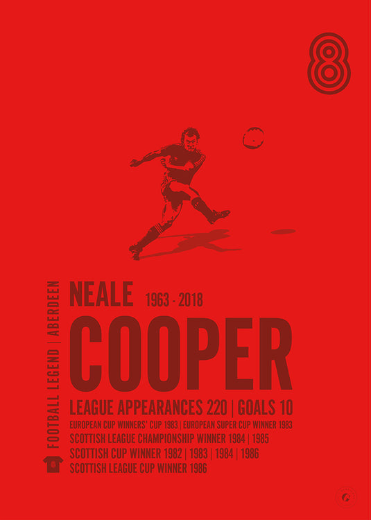 Neale Cooper Aberdeen Legend Print