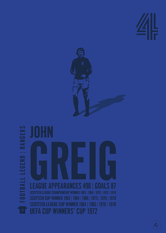 John Greig Rangers Legend Print