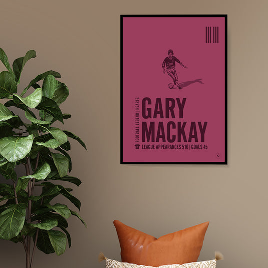 Gary Mackay Heart of Midlothian Legend Print