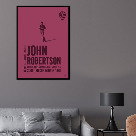 John Robertson Heart of Midlothian Legend Print