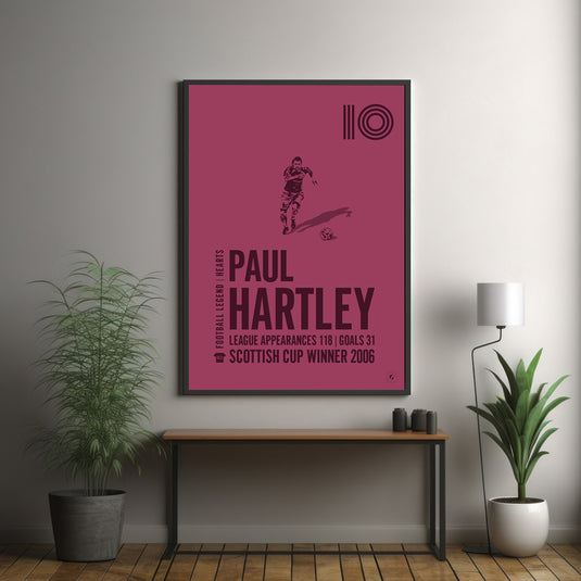 Paul Hartley Heart of Midlothian Legend Print