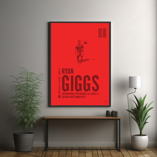 Ryan Giggs Wales Legend Print