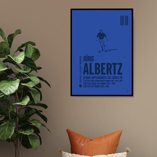 Jorg Albertz Rangers Legend Print
