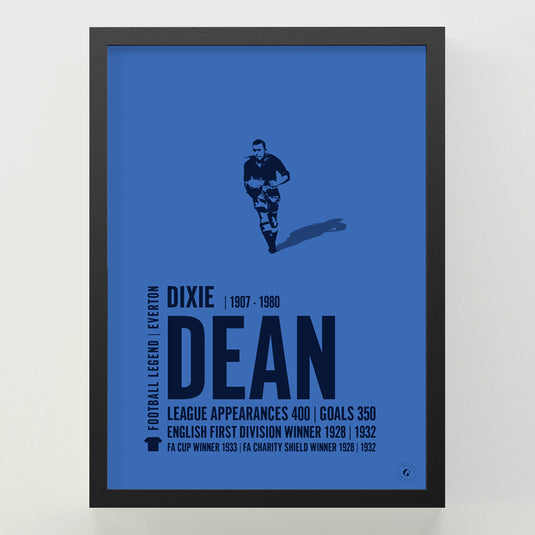 Dixie Dean Poster - Everton