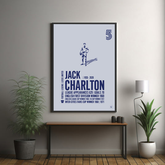 Jack Charlton Leeds United Legend Print
