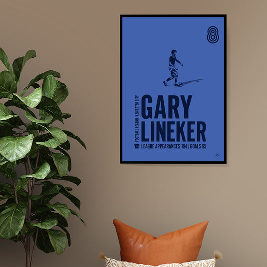 Gary Lineker Leicester City Legend Print