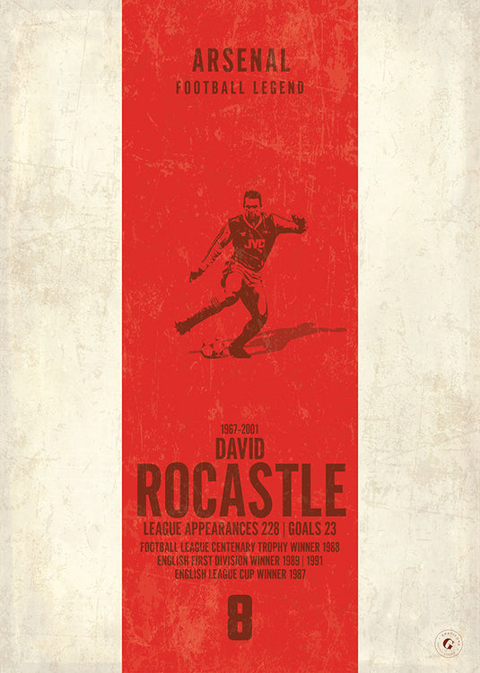 Póster de David Rocastle (banda vertical)