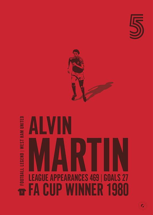 Alvin Martin Poster