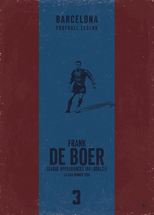 Affiche Frank de Boer (bande verticale)