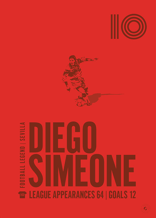 Diego Simeone Sevilla Legend Print