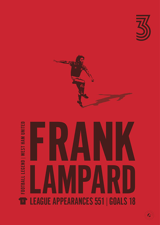 Frank Lampard (Senior) West Ham United Legend Print