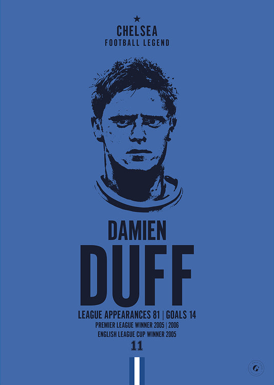 Póster Cabeza de Damien Duff - Chelsea