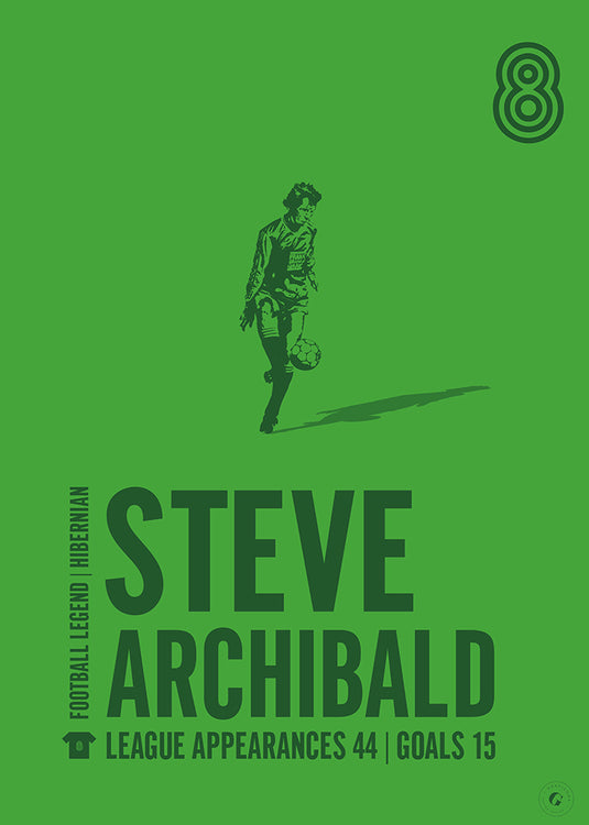 Steve Archibald Hibernian Legend Print