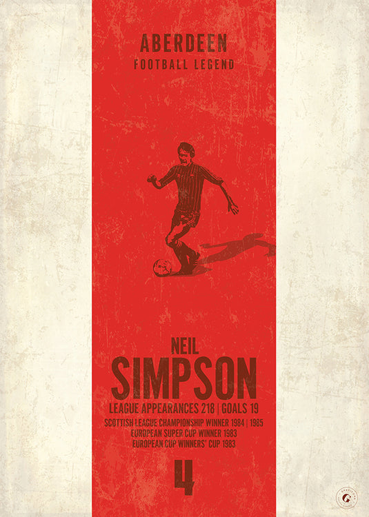 Neil Simpson Aberdeen Heritage Stripes Print