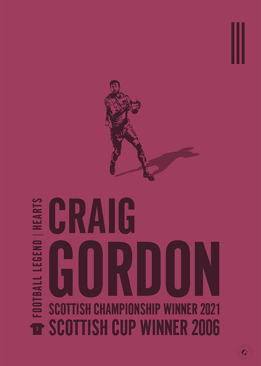 Craig Gordon Heart of Midlothian Legend Print