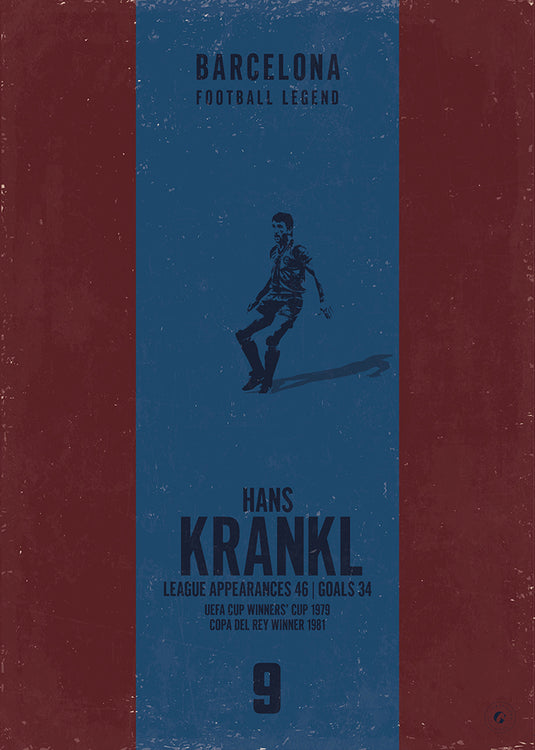 Hans Krankl Barcelona Heritage Stripes Print