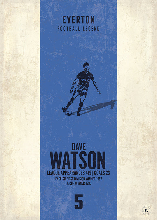 Póster de Dave Watson (banda vertical)