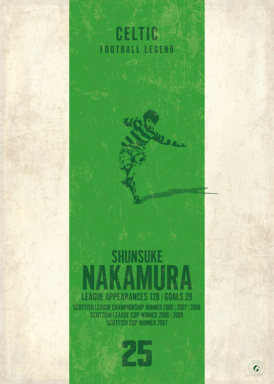 Shunsuke Nakamura Poster - Celtic
