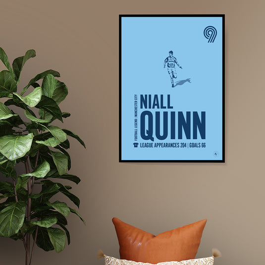 Niall Quinn Manchester City Legend Print