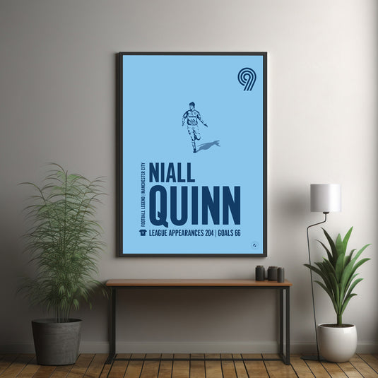Niall Quinn Manchester City Legend Print