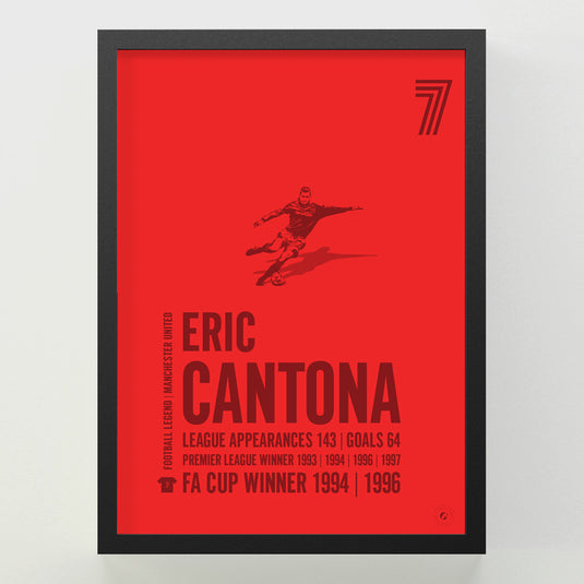 Eric Cantona Poster - Manchester United