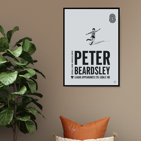 Peter Beardsley Newcastle United Legend Print