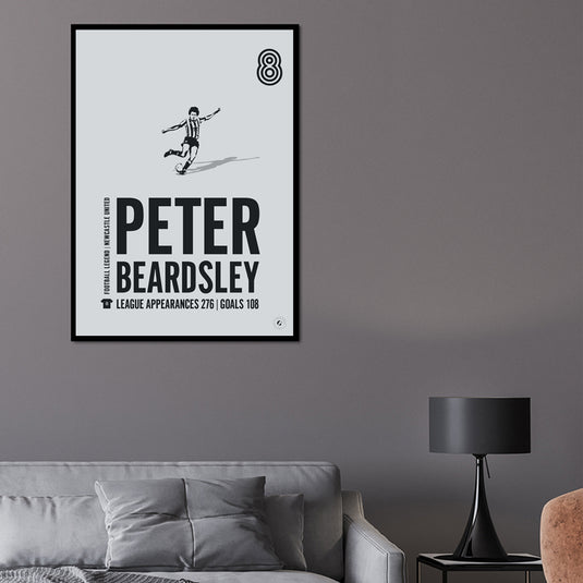 Peter Beardsley Newcastle United Legend Print