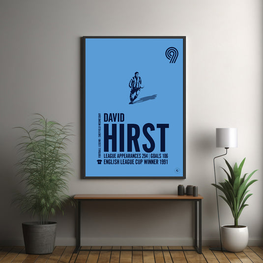 David Hirst Sheffield Wednesday Legend Print