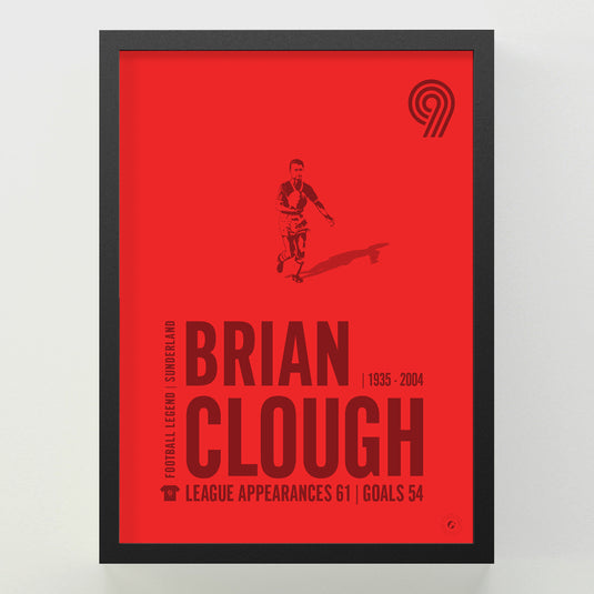 Brian Clough Poster