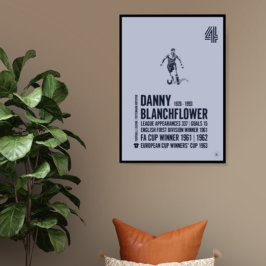 Danny Blanchflower Tottenham Hotspur Legend Print
