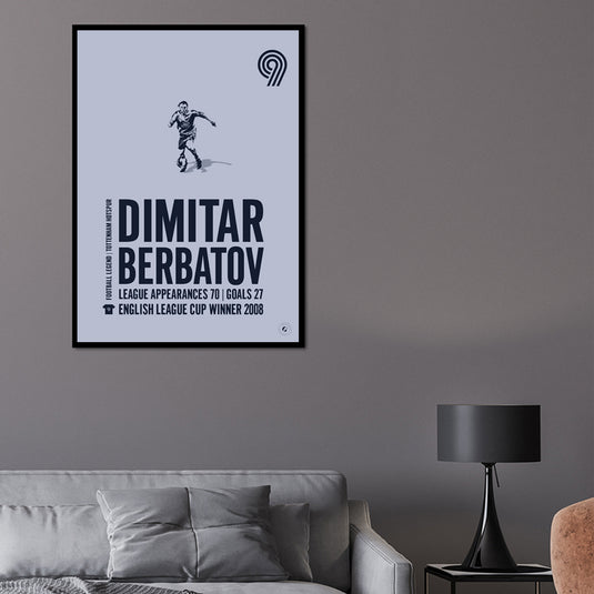 Dimitar Berbatov Tottenham Hotspur Legend Print