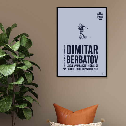 Dimitar Berbatov Tottenham Hotspur Legend Print