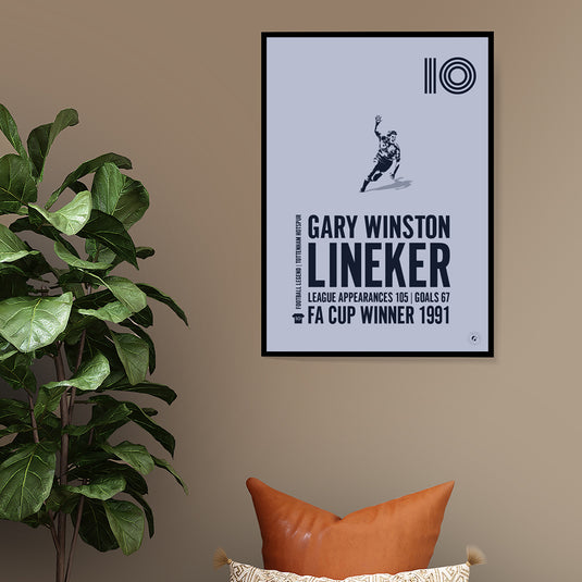 Gary Lineker Poster - Tottenham Hotspur