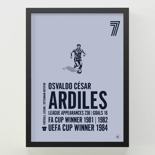 Osvaldo Ardiles Poster - Tottenham Hotspur