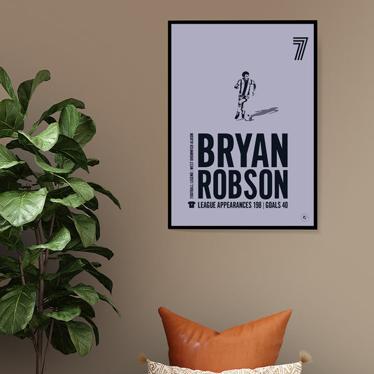 Cartel de Bryan Robson - West Bromwich Albion