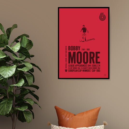 Bobby Moore West Ham United Legend Print