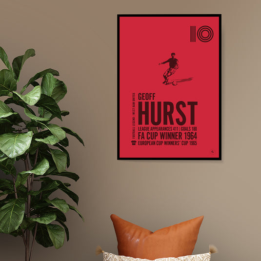 Geoff Hurst West Ham United Legend Print