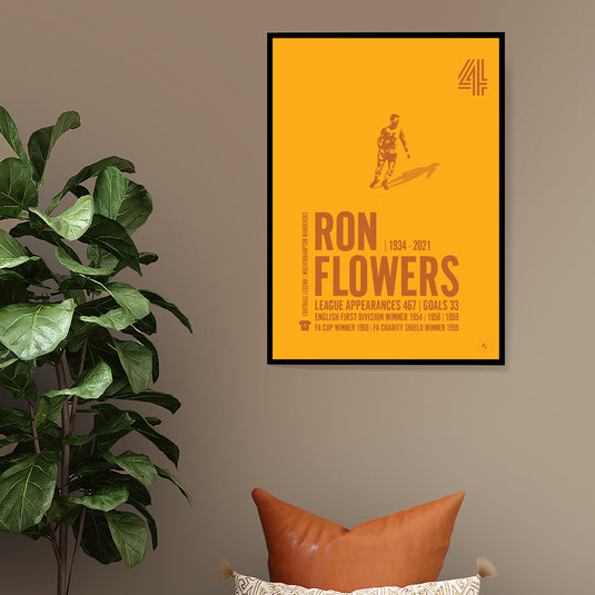 Ron Flowers Wolverhampton Wanderers Legend Print