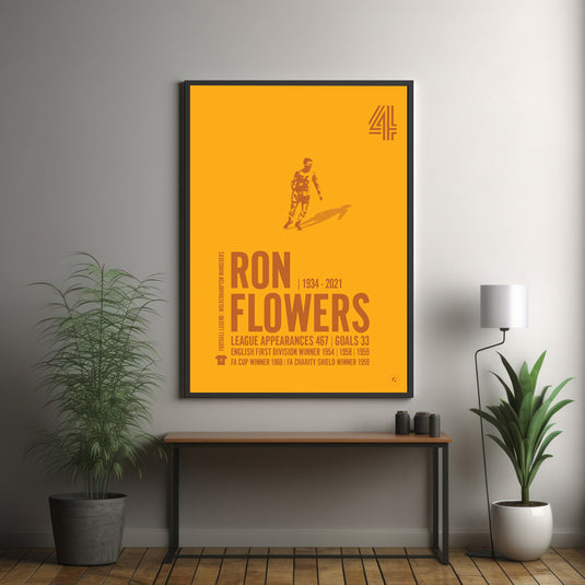 Ron Flowers Wolverhampton Wanderers Legend Print