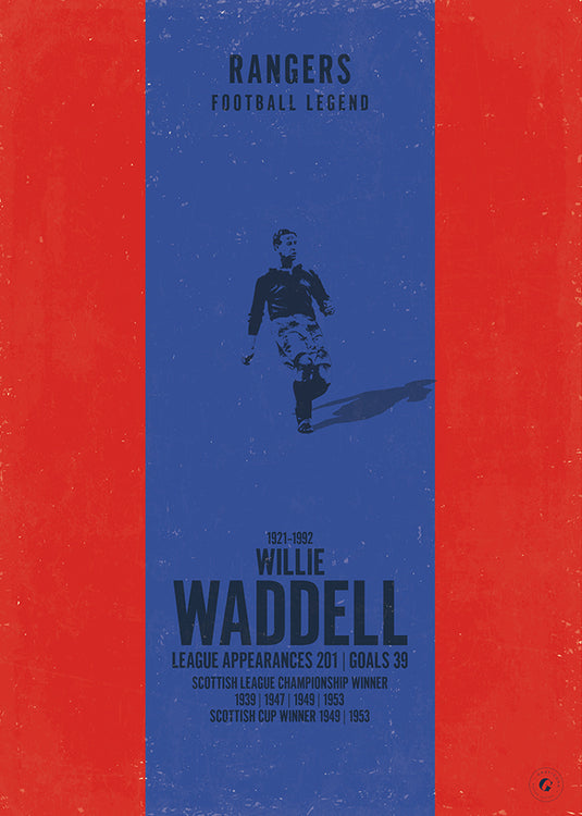Willie Waddell Poster - Rangers