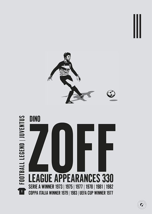 Dino Zoff Juventus Legend Print