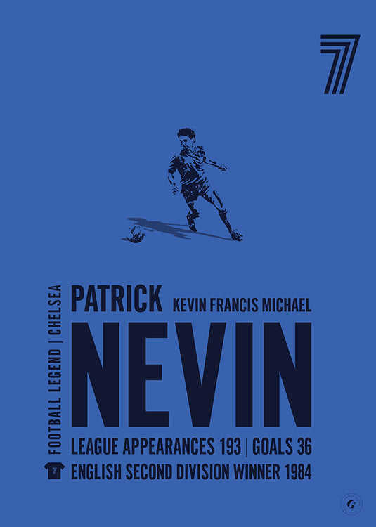 Pat Nevin Chelsea Legend Print