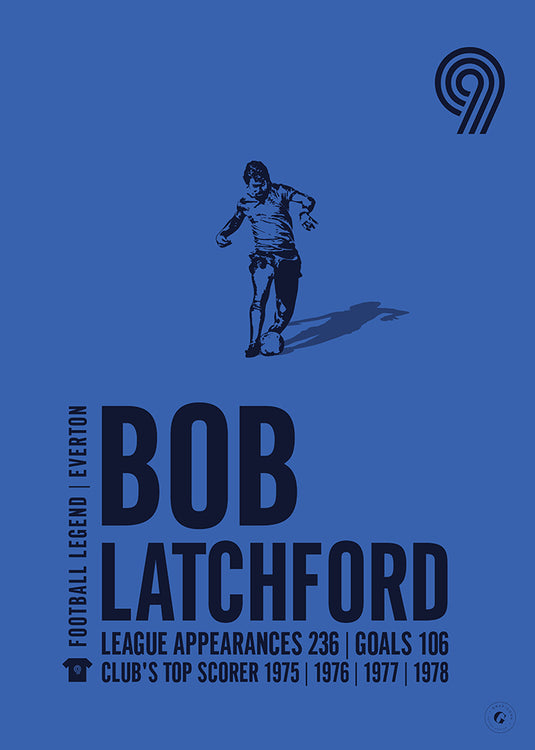 Bob Latchford Everton Legend Print