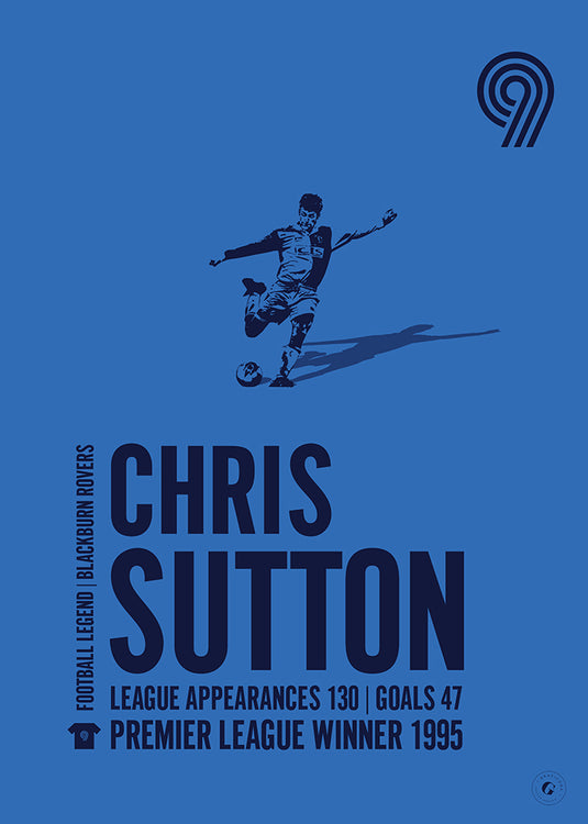 Chris Sutton Poster - Blackburn Rovers